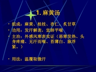 方剂学常用方剂课件