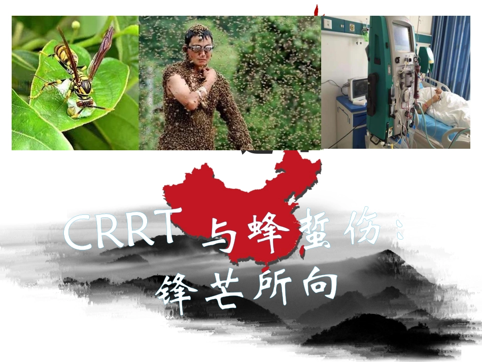 蜂蛰伤和血液净化_第1页