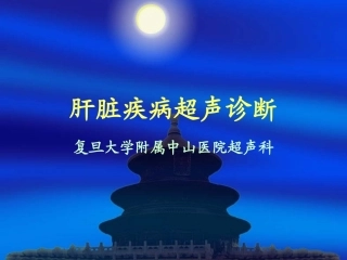 肝脏疾病超声诊疗