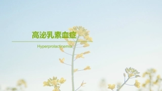高泌乳素血症