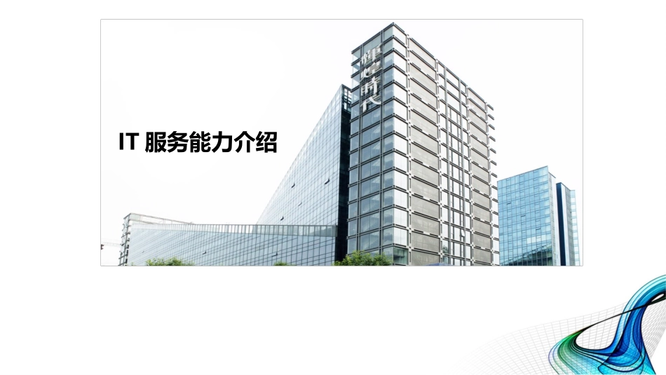 公司IT服务能力介绍售前咨询_第1页