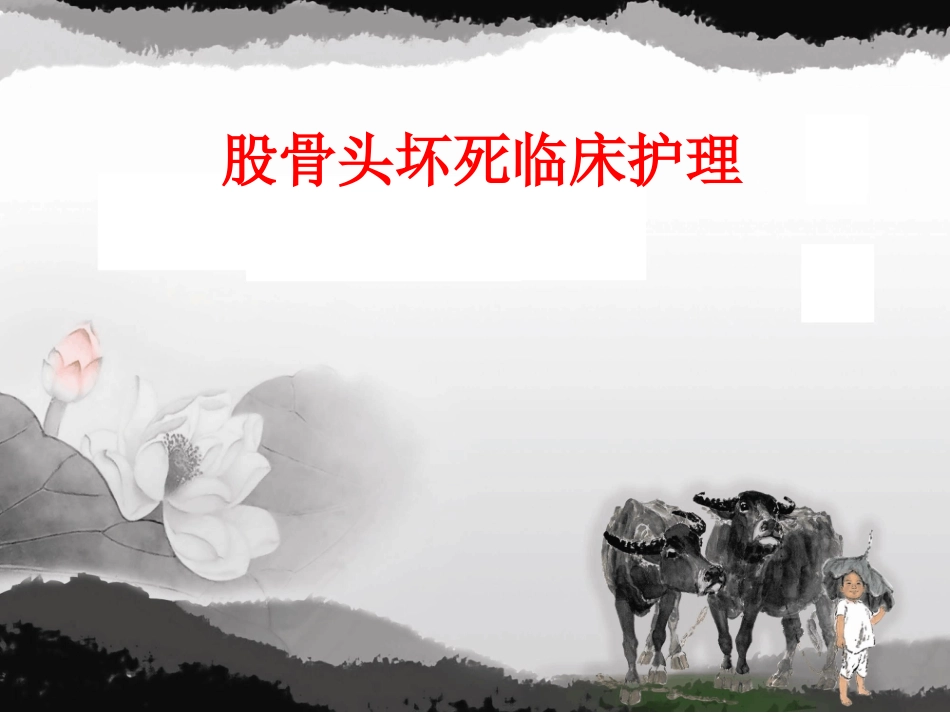 股骨头坏死临床护理最新课件_第1页