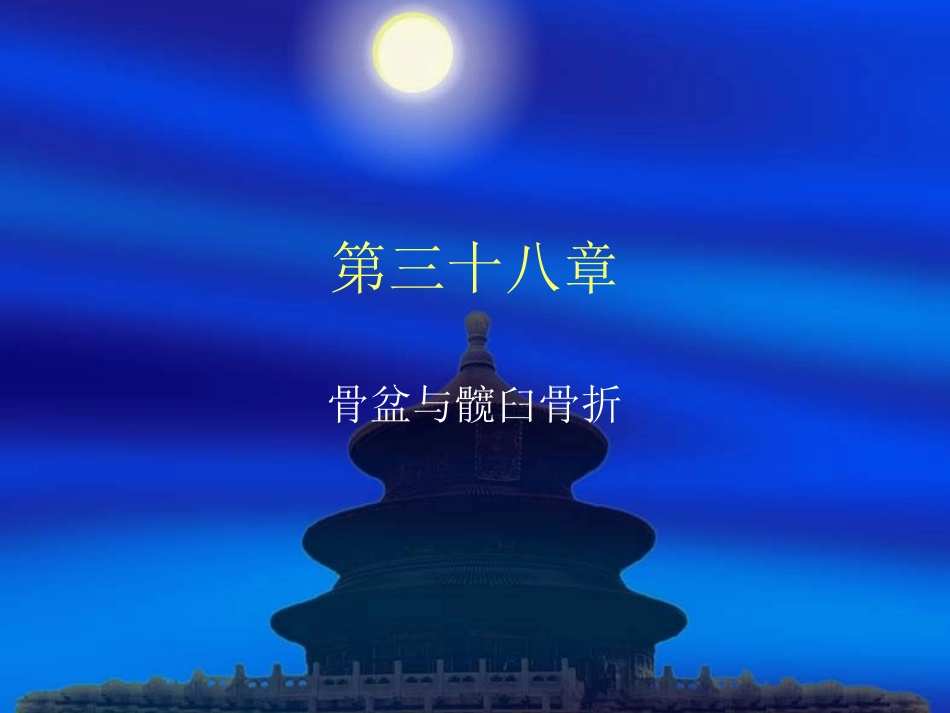 骨盆和髋臼骨折_第1页