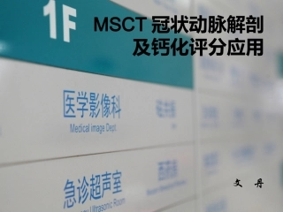 冠脉解剖钙化评分讲解