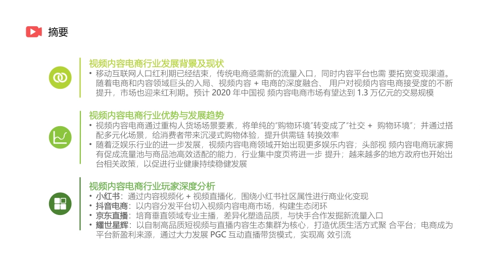 国内视频内容电商行业发展现状报告_第3页