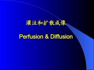 核磁灌注成像脑部完整