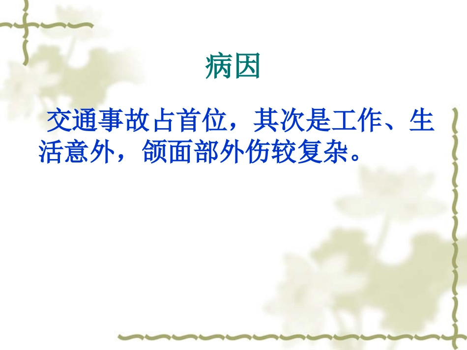 颌面部损伤护理_第2页
