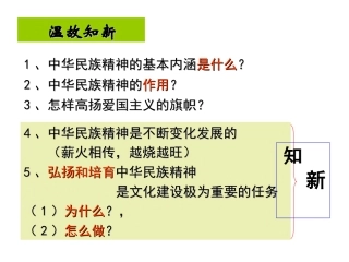 弘扬中华民族精神