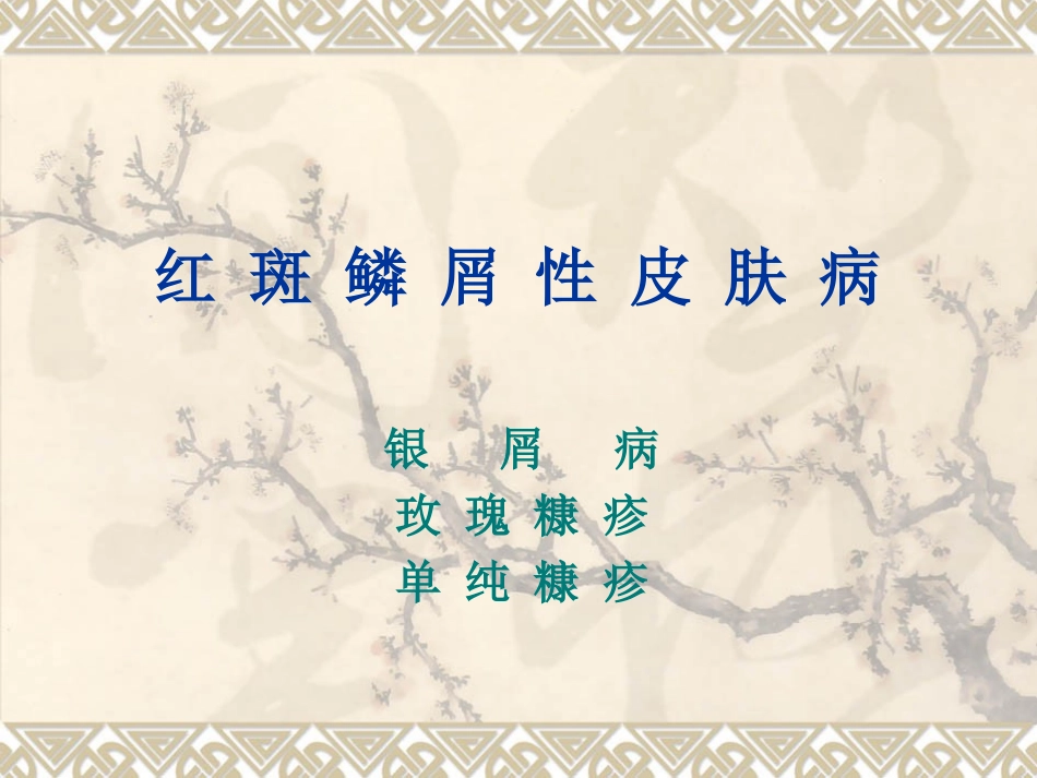 红斑鳞屑性皮肤病_第1页