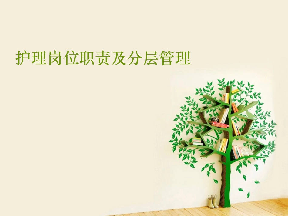 护理岗位职责及分层管理_第1页