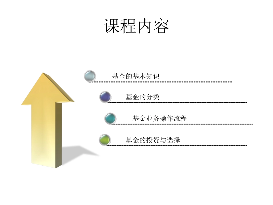 基金基础知识大全_第1页