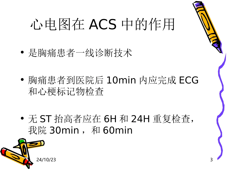 急性冠脉综合征的心电_第3页