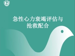 急性心力衰竭评估和抢救配合