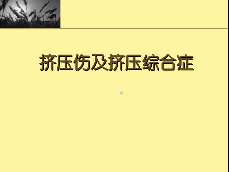 挤压伤及挤压综合课件_第1页