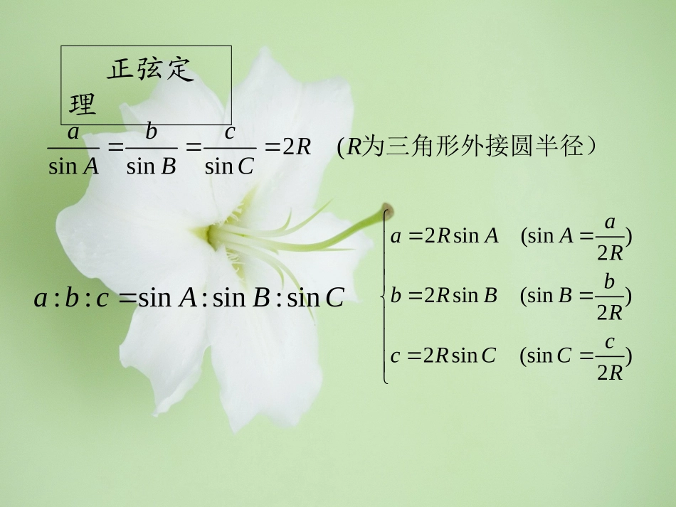 解三角形教学课件_第2页