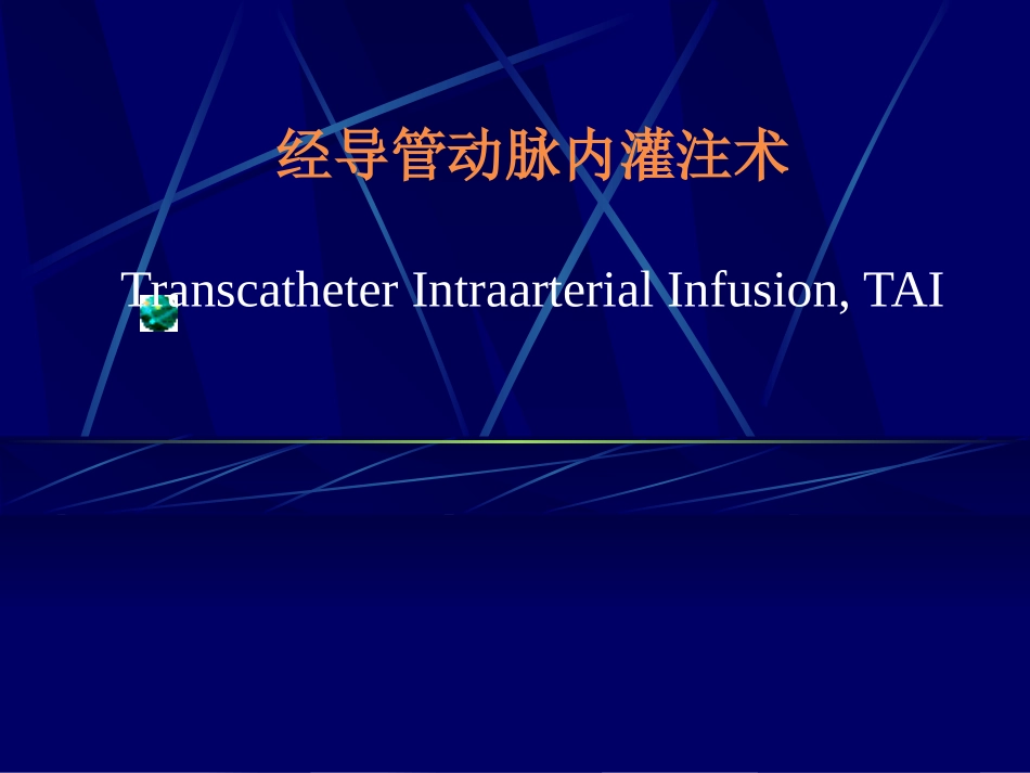 经导管动脉内灌注术_第1页