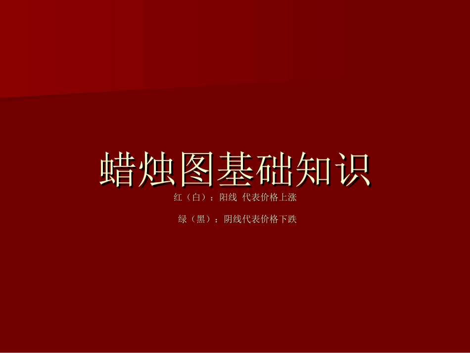 经典日本蜡烛图K线图技术_第1页