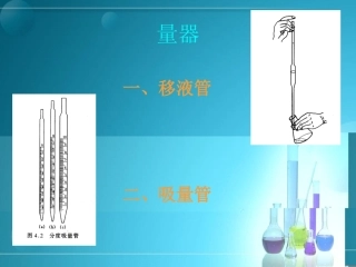 量器滴定管容量瓶
