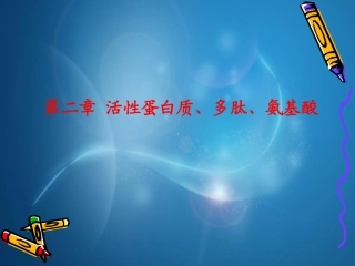 模块二功能性蛋白质等
