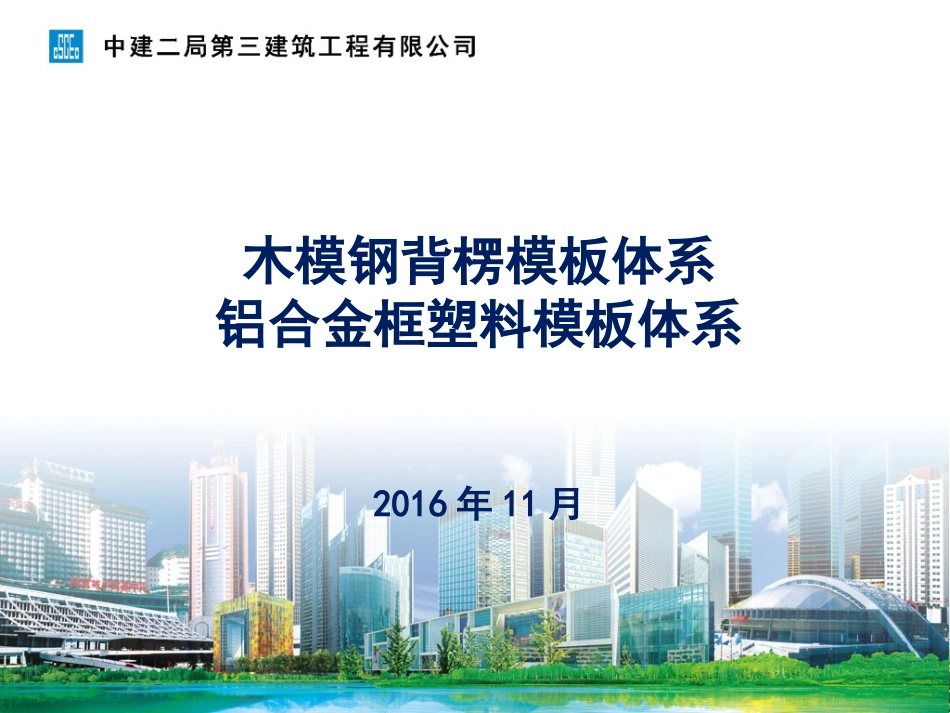 木模钢背楞体系简介_第1页