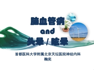 脑血管病和眩晕鞠奕