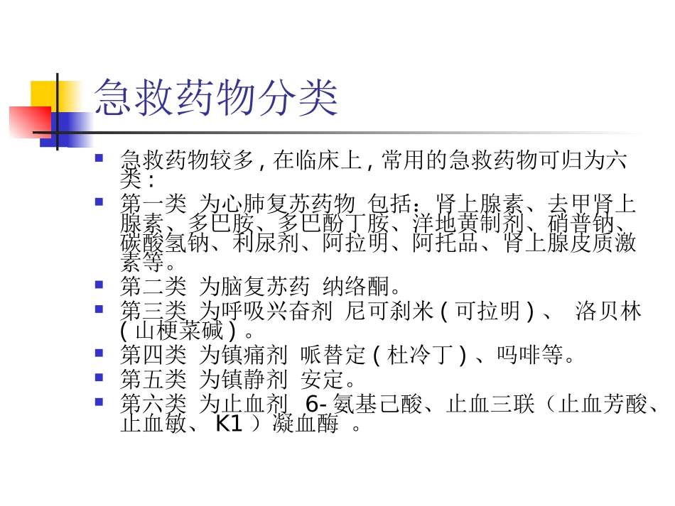 抢救车急救药品课件演示_第3页