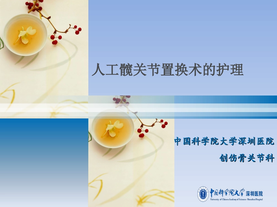 人工髋关节置换术的护理_第1页