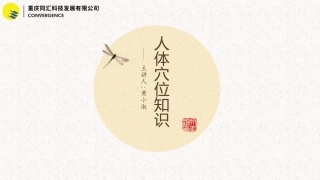 人体穴位知识