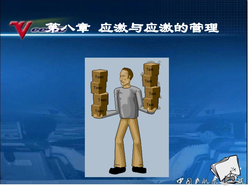 人为因素和CRM8飞行应激和应激的管理_第1页