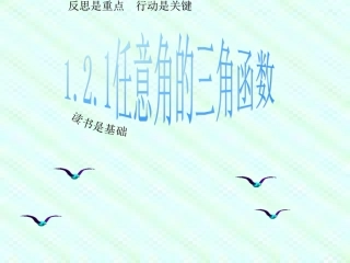 任意角的三角函数课件