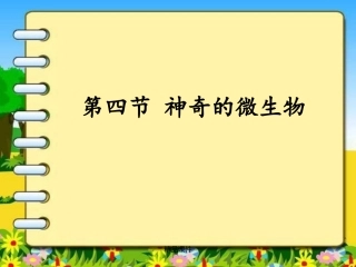 神奇的微生物