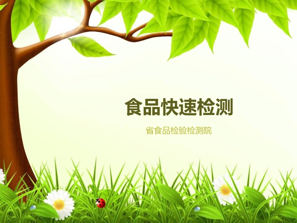 食品检验流程图检验点的设置检验项目课件_第1页