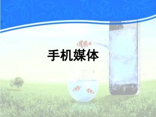 手机媒体概述