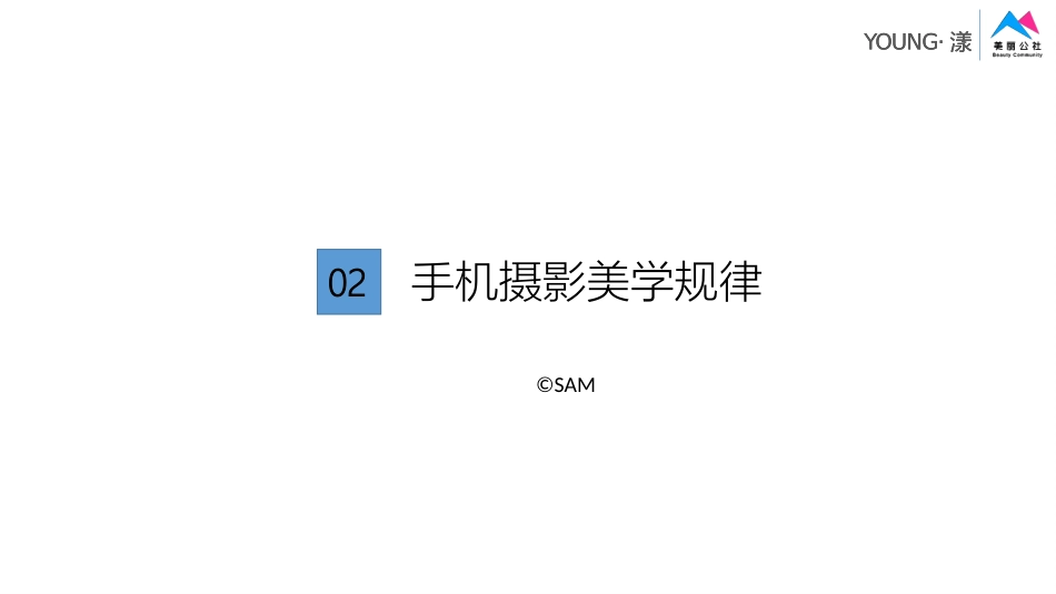 手机摄影美学规律_第1页