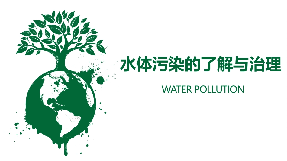 水污染的了解和治理_第1页