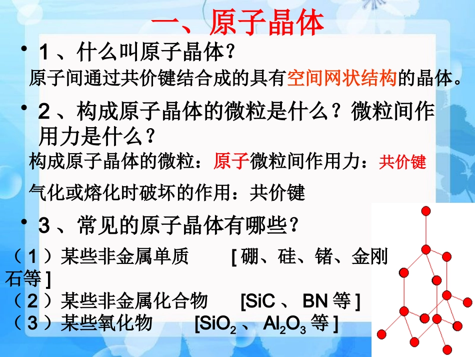 四大晶体结构和性质_第3页