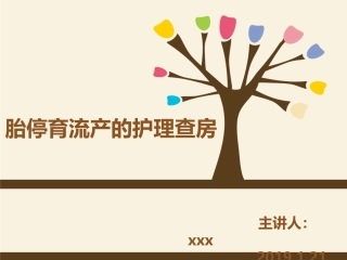 胎停育流产护理查房