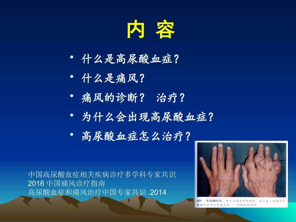 痛风高尿酸血症讲课_第2页