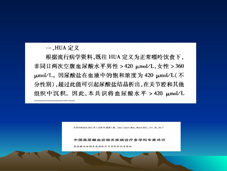 痛风高尿酸血症讲课_第3页