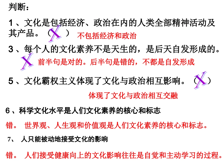 文化生活易错点_第3页