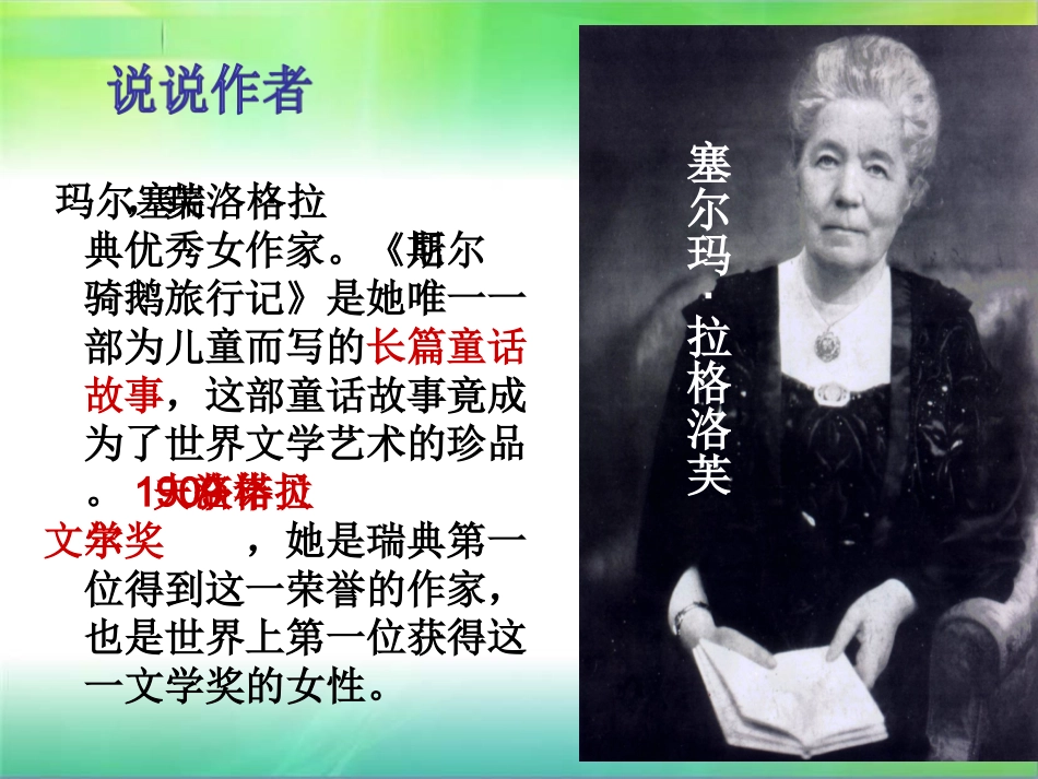 我的读书交流尼尔斯骑鹅旅行记_第3页