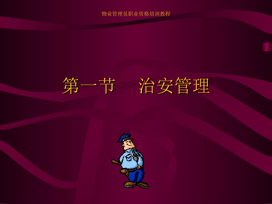 物业秩序安全管理治安消防车辆管理_第2页