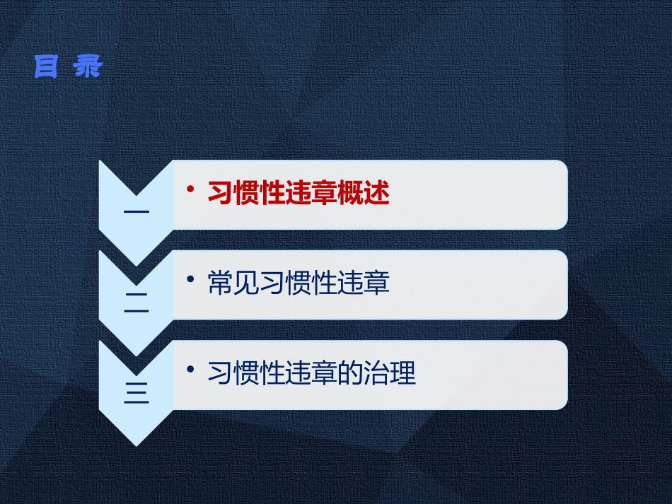 习惯性违章发生的原因分析及对策研究_第3页