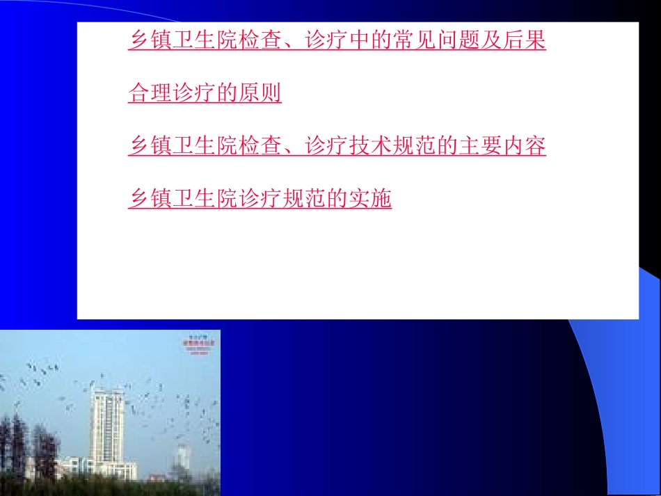 乡镇卫生院的诊疗规范_第2页