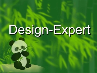 响应面分析方面概要