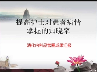 消化内科品管圈幻灯最新