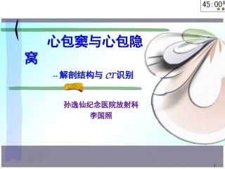 心包窦和心包隐窝专题教学课堂