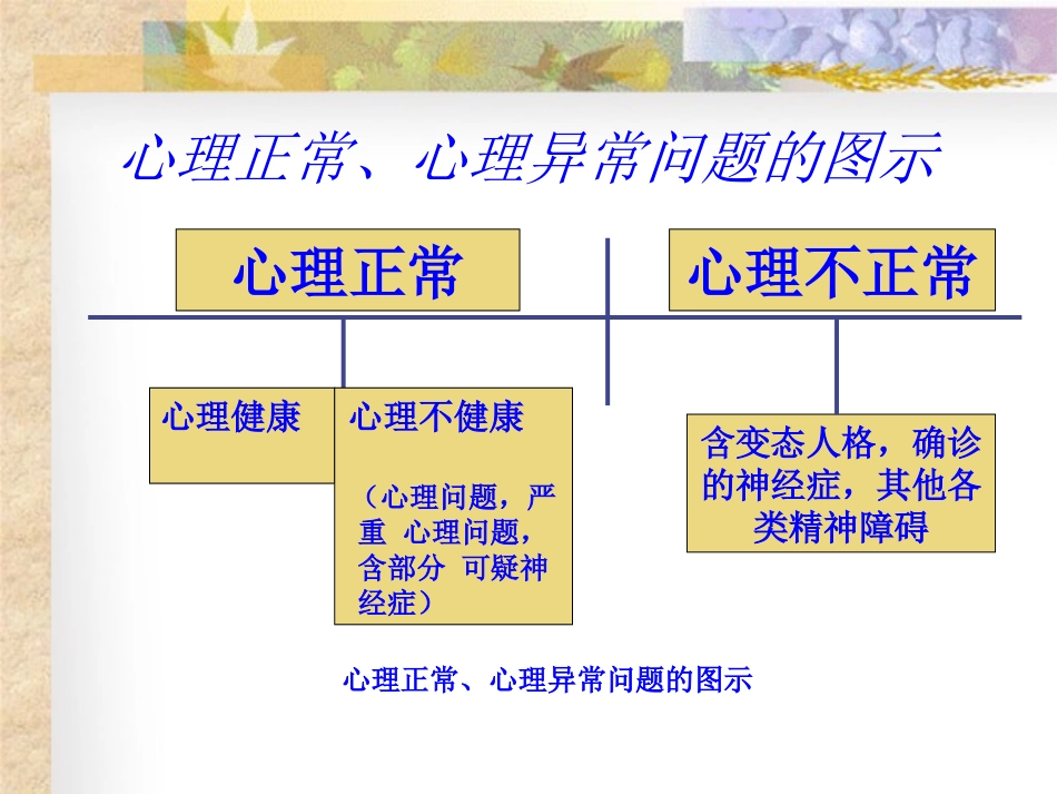 心理委员培训常见心理问题心理疾病识别三复习_第3页