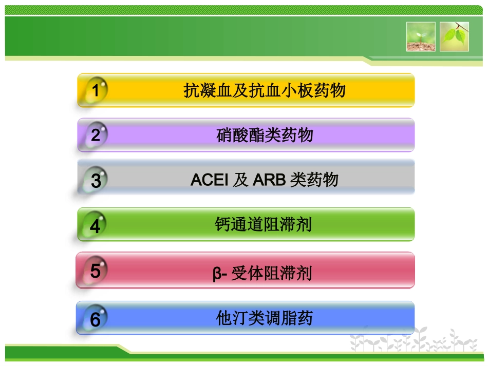 心血管常见药物作用机制及选用原则_第2页