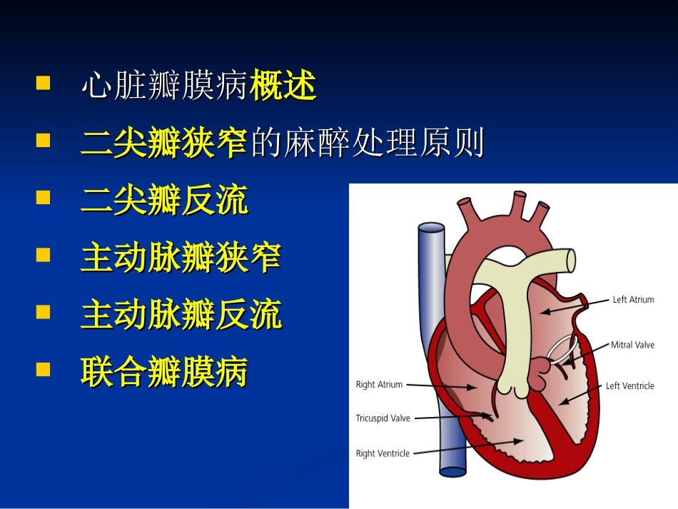 心脏瓣膜病人手术的麻醉_第2页